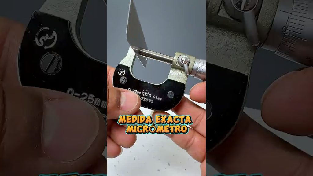 Control dimensional con calibre y micrómetro
